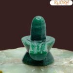 Green Jade Shivling 2.25 Inch ( 110 Gram )