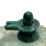 Green Jade Shivling 2.25 Inch ( 182 Gram )