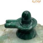 Green Jade Shivling 2.25 Inch ( 182 Gram )