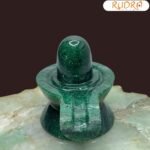 Green Jade Shivling 2.25 Inch ( 182 Gram )
