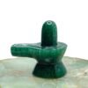 Green Jade Shivling 2.25 Inch ( 80 Gram )