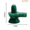 Green Jade Shivling 2.25 Inch ( 80 Gram )