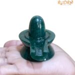 Green Jade Shivling - 2.25 Inches - ( 173 Gram )