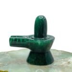 Green Jade Shivling 2.50 Inch ( 120 Gram )