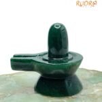 Green Jade Shivling 2.50 Inch ( 138 Gram )