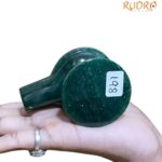 Green Jade Shivling - 3 Inches ( 198 Grams )