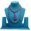 Rudraksha Sphatik Mala 9 mm (19 Inches)