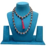 Rudraksha Sphatik Mala 9 mm (19 Inches)