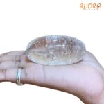 Sri Chakra Spatika Lingam ( 2.5 Inches ) - 117 Grams