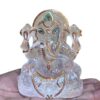 Crystal Ganpati Idol - 5 Inches (830 Grams )