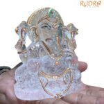 Crystal Ganpati Idol - 5 Inches (830 Grams )
