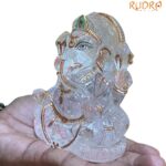 Crystal Ganpati Idol - 5 Inches (830 Grams ) 8 Crystal Ganpati Idol - 5 Inches (830 Grams )