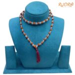 Alternative view of Crystal Rudraksha Mala 7 mm (15 Inches)