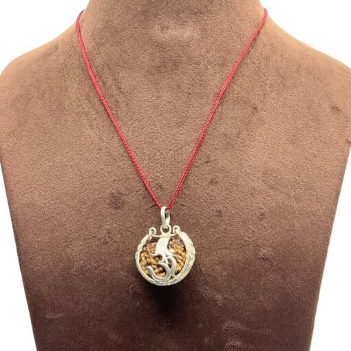 Ek Mukhi Rudraksha With Silver Capping (27.30 Mm)