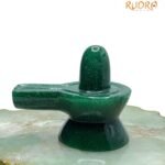 Green Jade Shivling - 2 Inch ( 95 Gram )