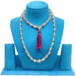 Rudrapuja Original Sphatik Mala With Rudraksha - 9 MM (18 Inches)