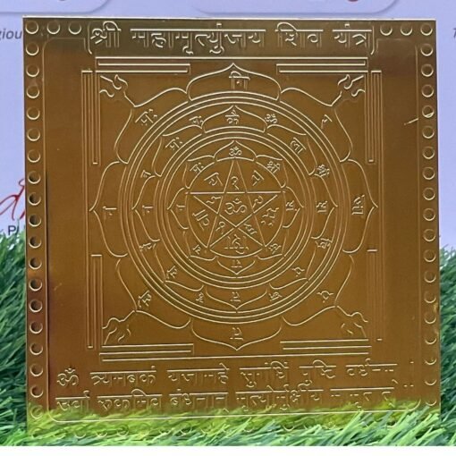 Shree Mahamrityujay pure Copper Yantra