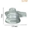 Chandramouleshwar Sphatik Shivling - 2 Inches -(199 Grams)