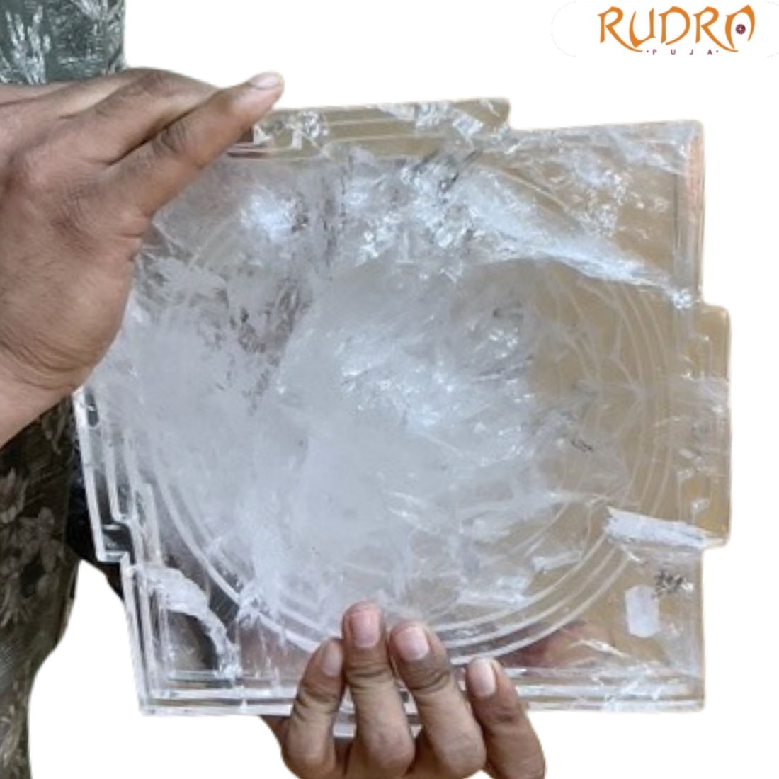 Big Sphatik Shree Yantra श्री यन्त्र 8.5 By 9 / 9490Gms 6 Sphatik Shree Yantra श्री यन्त्र 8.5 By 9 9490Gms