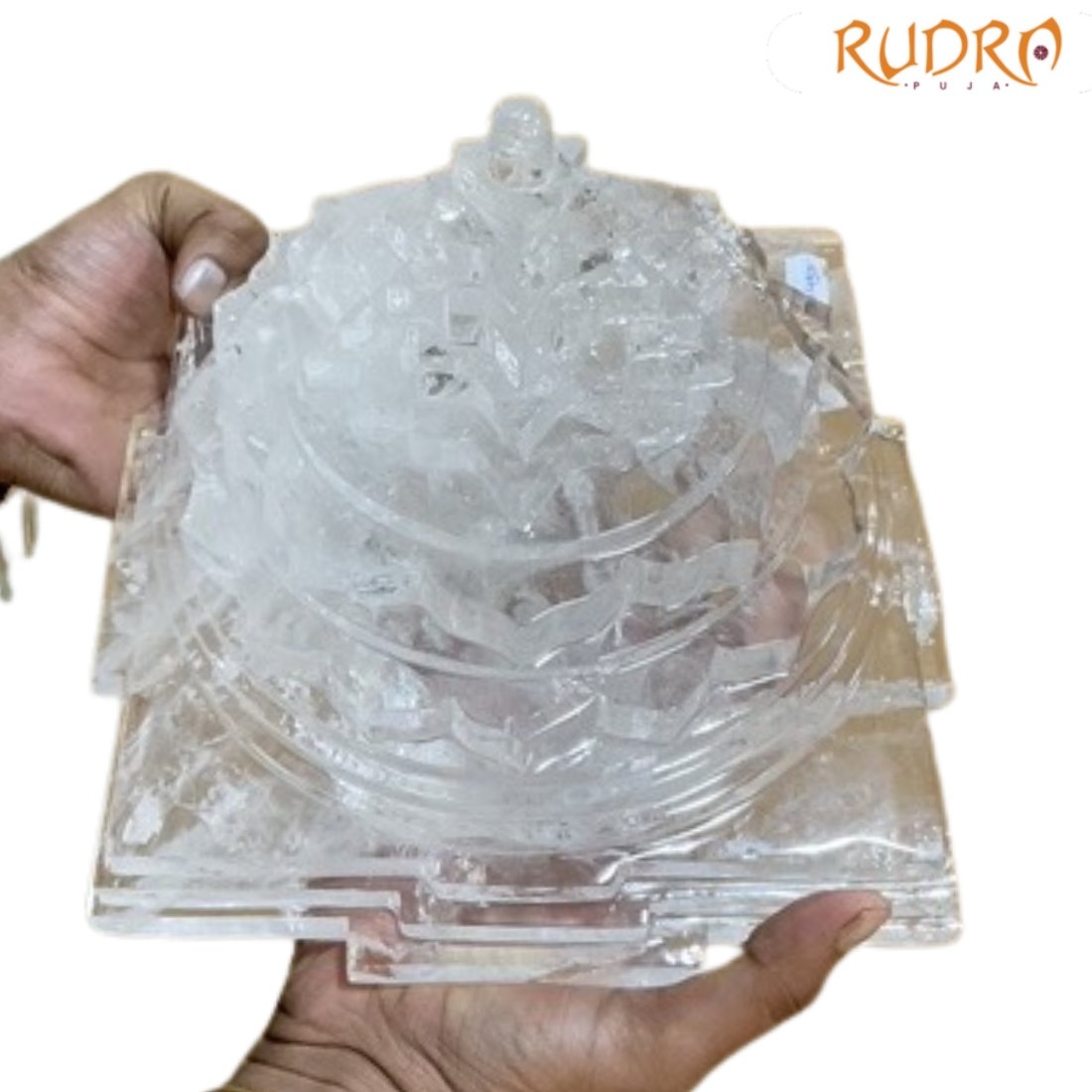 Big Sphatik Shree Yantra श्री यन्त्र 8.5 By 9 / 9490Gms 2 Sphatik Shree Yantra श्री यन्त्र 8.5 By 9 9490Gms