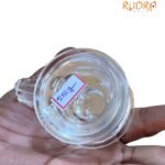 Premium Chandramouleshwar Sphatik Shivling - (2.50 Inches) - 251 Grams - (Rudrapuja) 7 Chandramouleshwar Sphatik Shivling 151 Gm