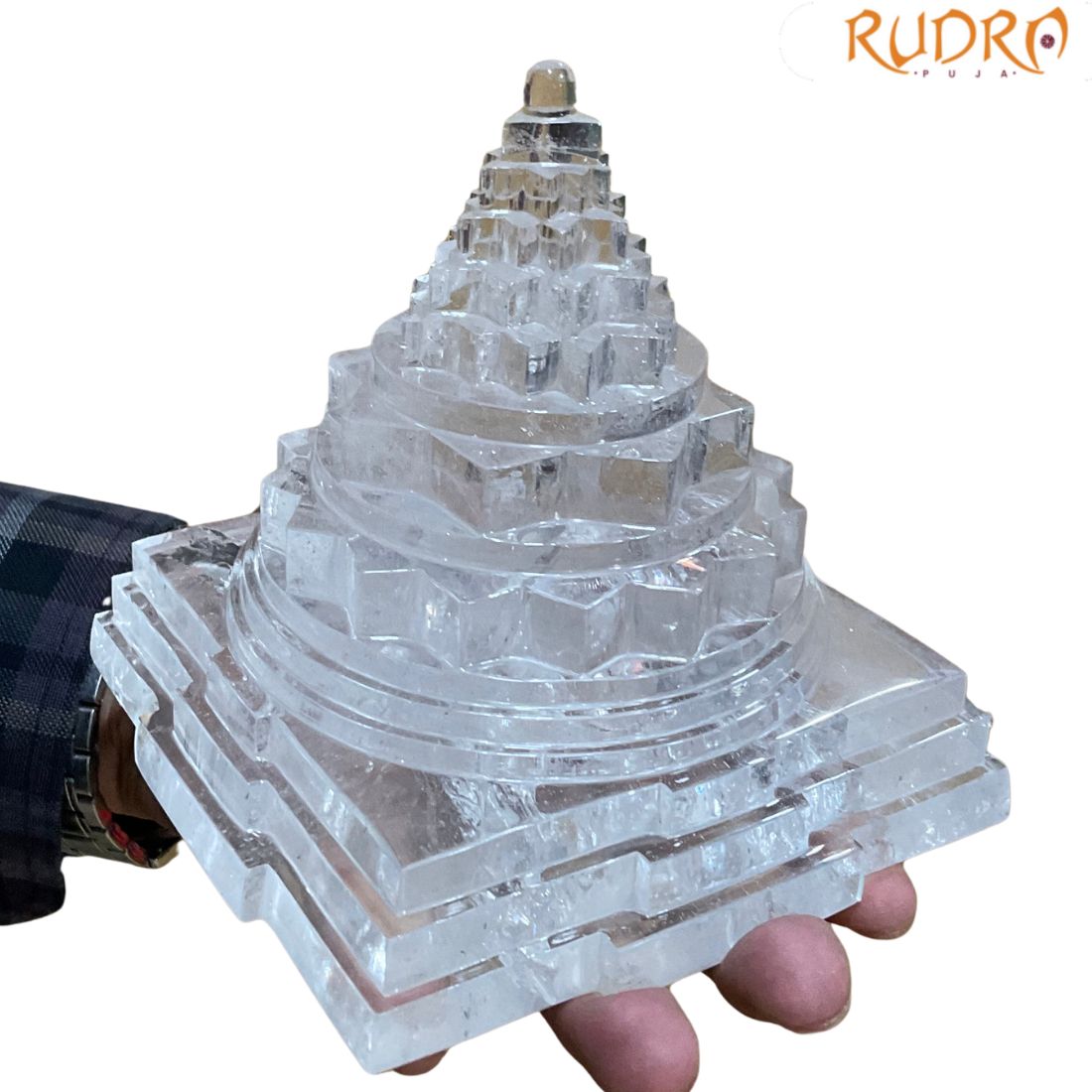 Crystal Sphatik Shree Yantra - 1831 Gram