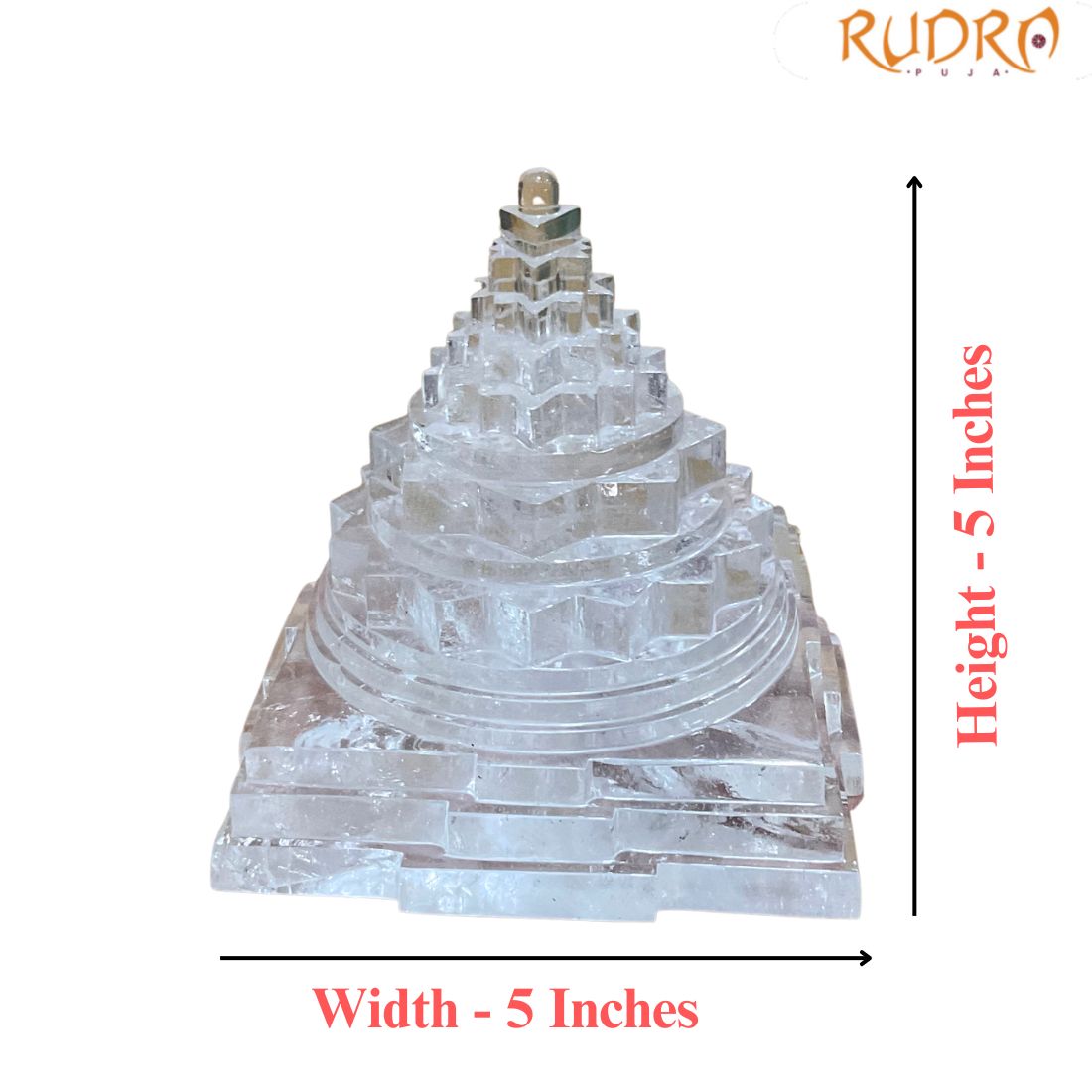 Crystal Sphatik Shree Yantra - 1831 Gram