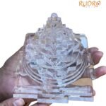 Crystal Sphatik Shree Yantra - 1875 Gm