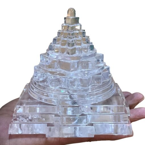 Crystal Sphatik Shree Yantra - 1875 Gm