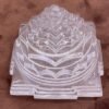 Shree Yantra In Crystal Sphatik 3 Inches 464 Grams