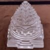 Crystal Sphatik Shree Yantra 4 Inches 774 Grams