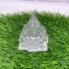 Crystal Sphatik Shree Yantra 4.5 Inches (665 Grams)