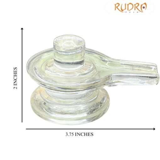 Panchsutri Chandramouleshwar Sphatik Shivling (2.25 Inches) 218 Grams