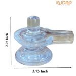 Panchsutri Chandramouleshwar Sphatik Shivling - (2.75 Inches) - 283 Grams