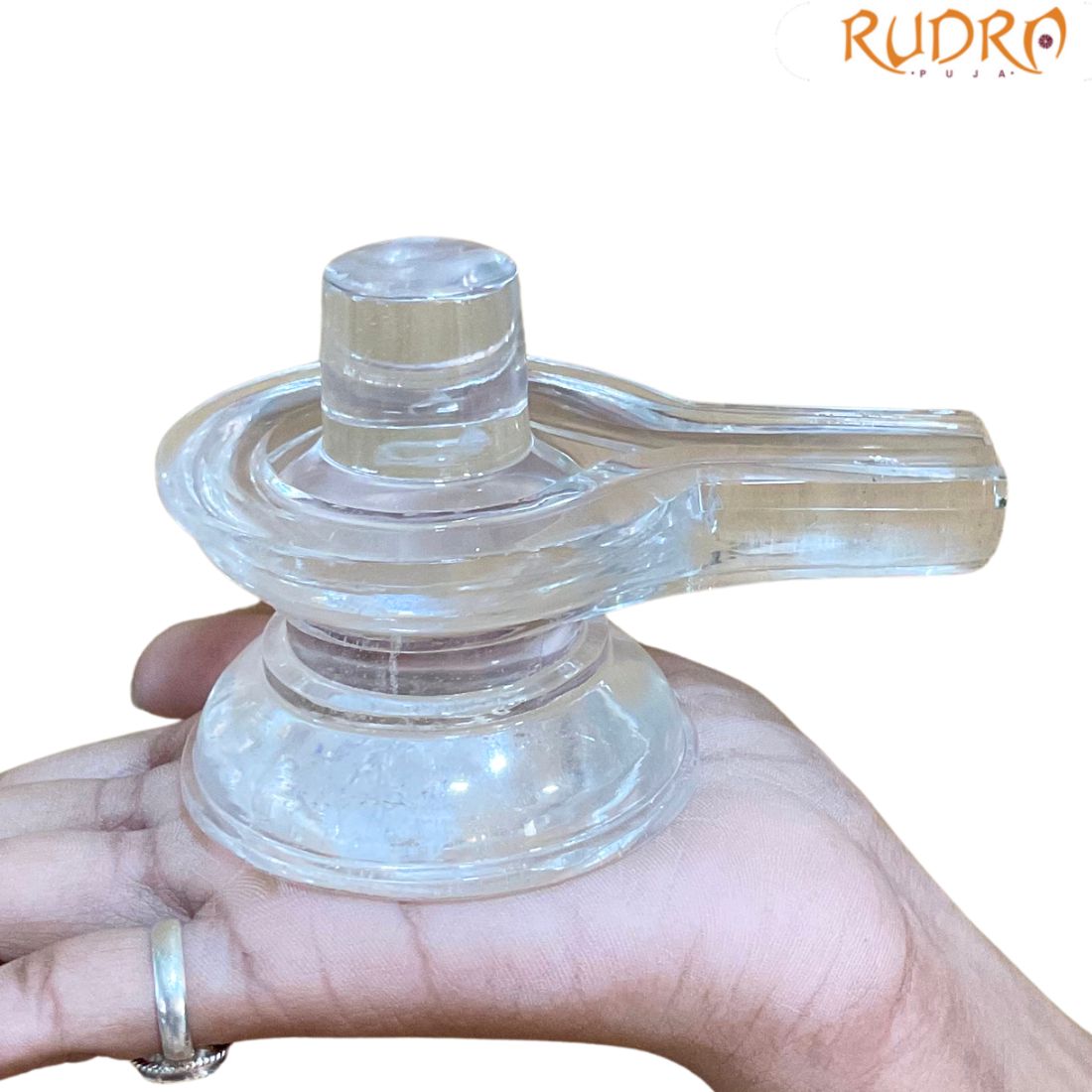 Panchsutri Chandramouleshwar Sphatik Shivling - (2.75 Inches) - (368 Grams)