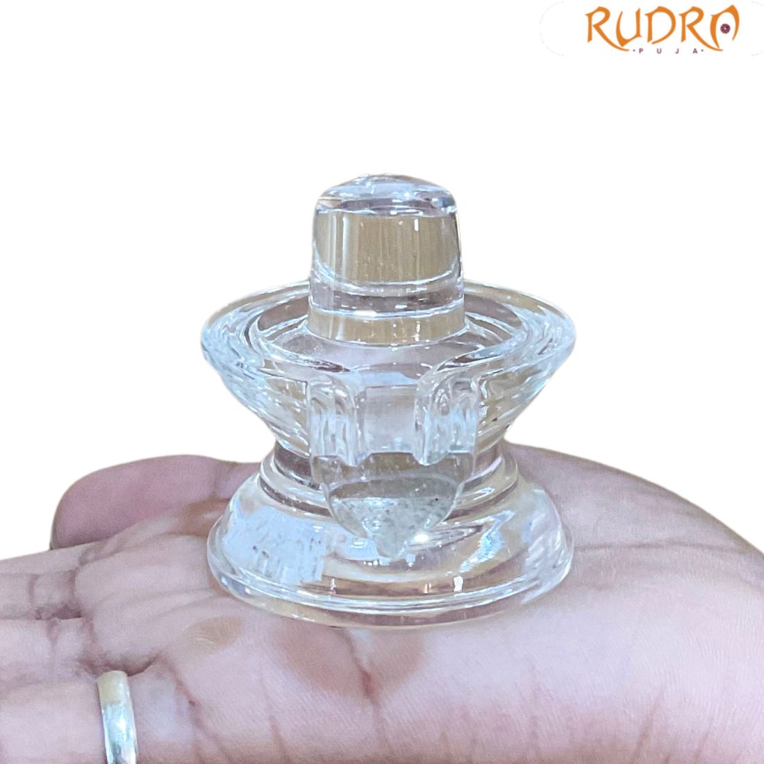 Panchsutri Sphatik Shivling - 2 Inches - (130 Grams)