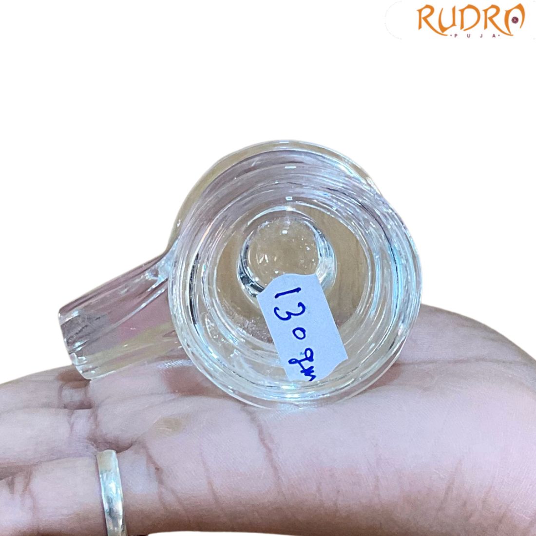 Panchsutri Sphatik Shivling - 2 Inches - (130 Grams)