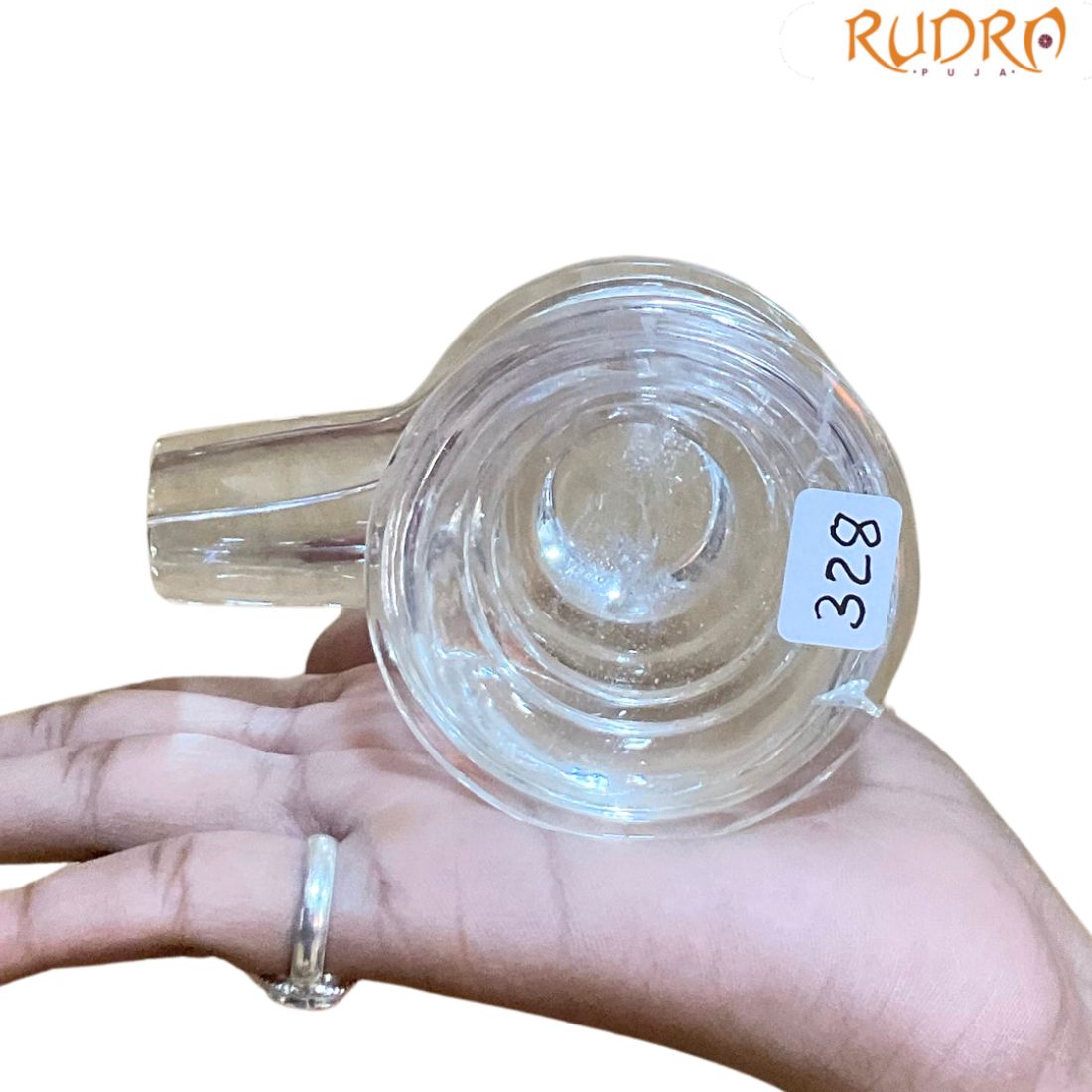 Panchsutri Sphatik Shivling - 328 Gram