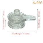 Panchsutri Sphatik Shivling - 2 Inches - (130 Grams)