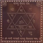 Pure Copper Vastu Devta Yantra 3 Inches