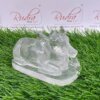 Sphatik Crystal Nandi - 3.5 Inches - 757 Grams