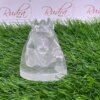 Sphatik Crystal Nandi - 3.5 Inches - 757 Grams