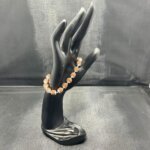 Alternative view of 5 Mukhi Rudraksha Bracelet with Silver Capping