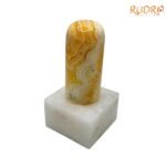 Calcite-Lingam-With-Quartz-Stand-8.5-Inches-2840-Grams-Sp-C.jpg