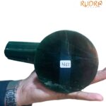 Green Jade Margaj Shivling - 4.75 Inches - ( 1662 Grams )