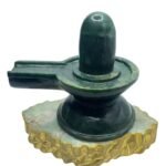 Green Jade Margaj Shivling 6.25 Inches - 1580 Grams