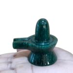 Green Jade Shivling - 2.25 Inches - (112 Grams)