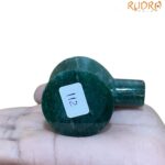 Green Jade Shivling - 2.25 Inches - (112 Grams)