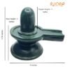 Margatha Green Jade Shivling 6.50 Inches 3199 Grams 13 Margatha Green Jade Shivling 6.50 Inches 3199 Grams