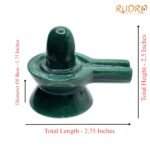 Margatha Green Jade Shivling 2.50 Inches 155 Grams.jpg